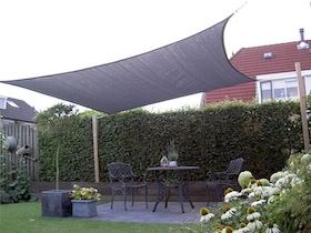 CCOMREC35 - Vela de sombra rectangular 'Coolaroo Commercial' 3 m x 5 m