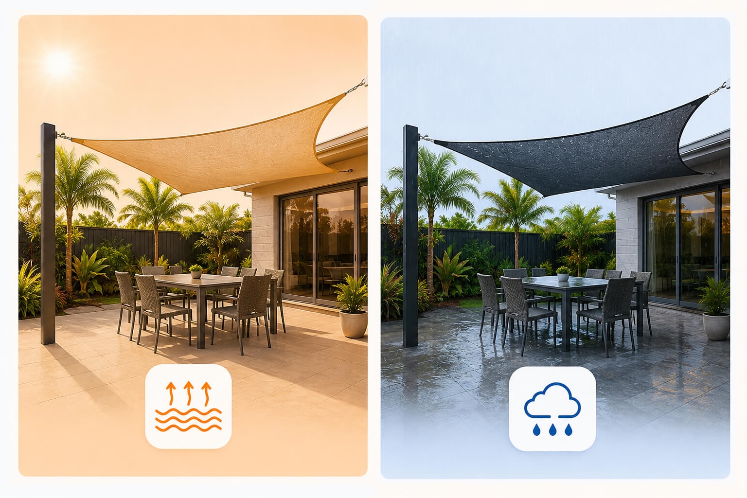 Vela transpirable o impermeable: comparación