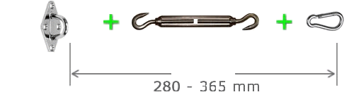Prevea 280–365 mm para las fijaciones