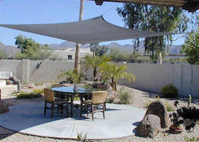 Vela de sombra cuadrada Coolaroo para terraza y jardín